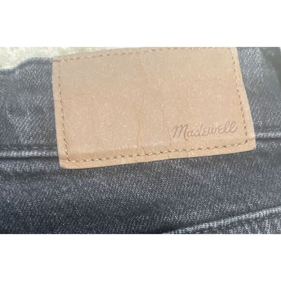 Madewell Mid Rise Perfect Vintage Jean Size 26 Enmore Dark Distressed Black - Picture 7 of 8